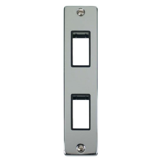 VPCH472BK Deco Double Architrave Plate & Aperture