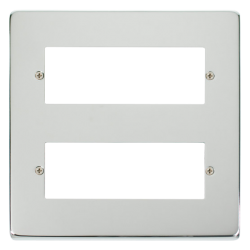 VPCH512 Deco 12 Minigrid Module Plate - Chrome