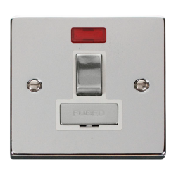 VPCH752WH Deco 13A Fused 'Ingot' Switched Connecti