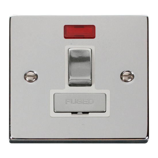 VPCH752WH Deco 13A Fused 'Ingot' Switched Connecti