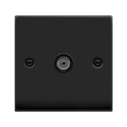 VPMB065BK Deco VP MATT BLACK 1G SINGLE C0-AXIAL OU