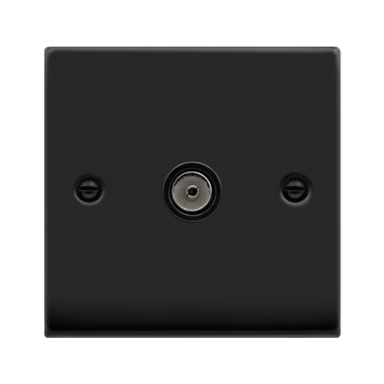 VPMB065BK Deco VP MATT BLACK 1G SINGLE C0-AXIAL OU