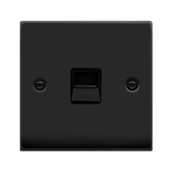 VPMB120BK Deco VP MATT BLACK TEL. SKT BK