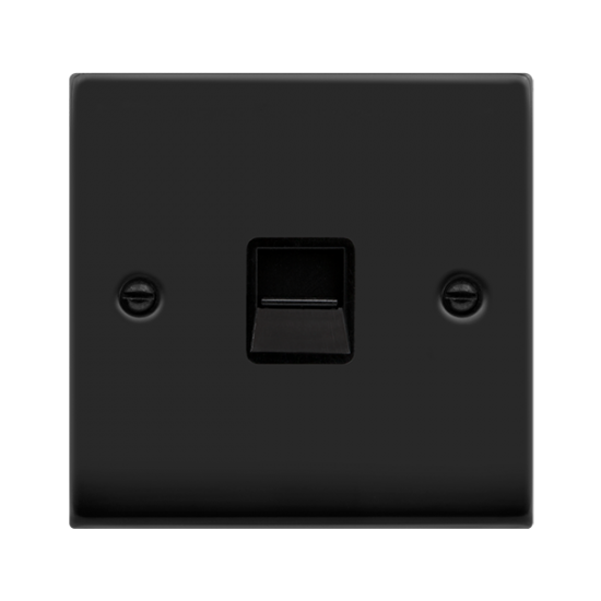 VPMB120BK Deco VP MATT BLACK TEL. SKT BK