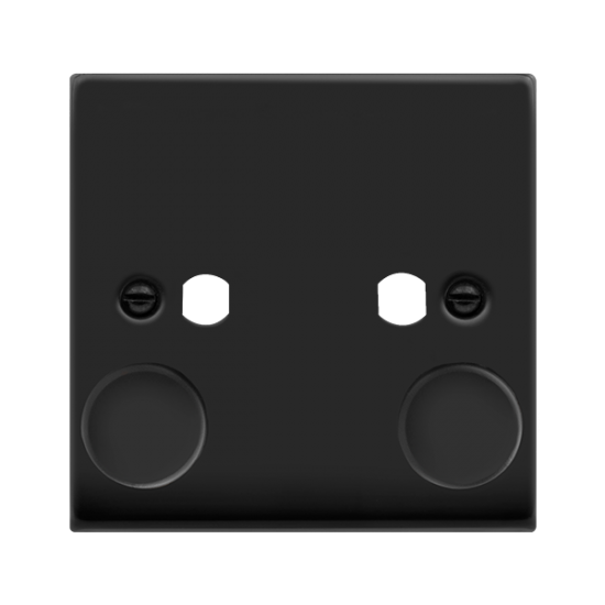 VPMB152PL Deco VP MB 2 GANG DOUBLE DIMMER PLATE &
