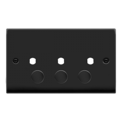 VPMB153PL Deco VP MB 3 GANG DOUBLE DIMMER PLATE &