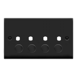 VPMB154PL Deco VP MB 4 GANG DOUBLE DIMMER PLATE &