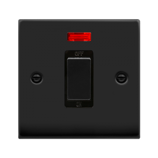 VPMB501BK Deco INGOT 1G 45A DP SWITCH NEON BK