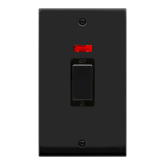 VPMB503BK Deco INGOT 2G 45A DP SWITCH NEON BK
