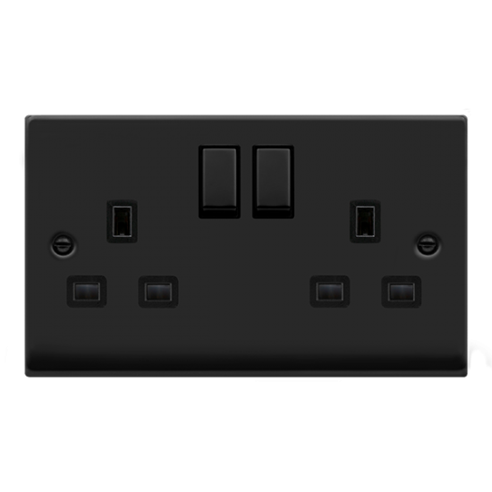VPMB536BK Deco 13A 2G INGOT SW SOCKET OUTLET