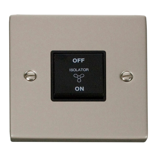 VPPN020BK Deco 10A 1 Gang 3 Pole Fan Isolation Swi