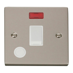 VPPN023WH Deco 20A 1 Gang DP Switch With Flex Outl