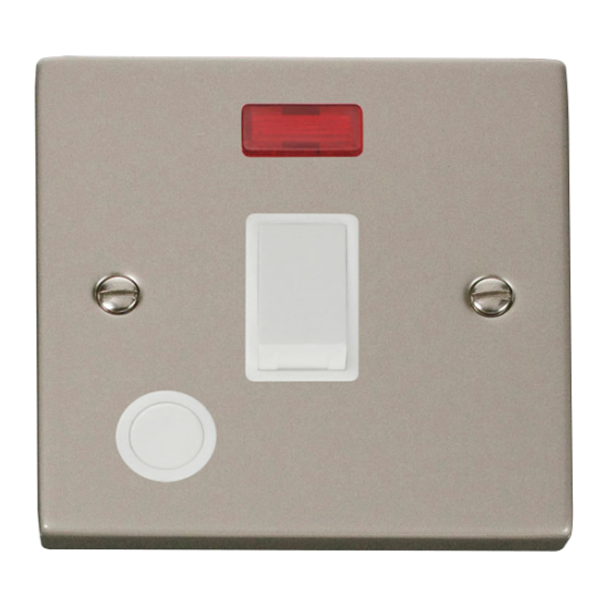 VPPN023WH Deco 20A 1 Gang DP Switch With Flex Outl