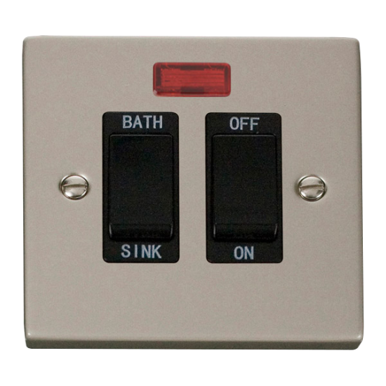 VPPN024BK Deco 20A DP Sink/Bath Switch - Black