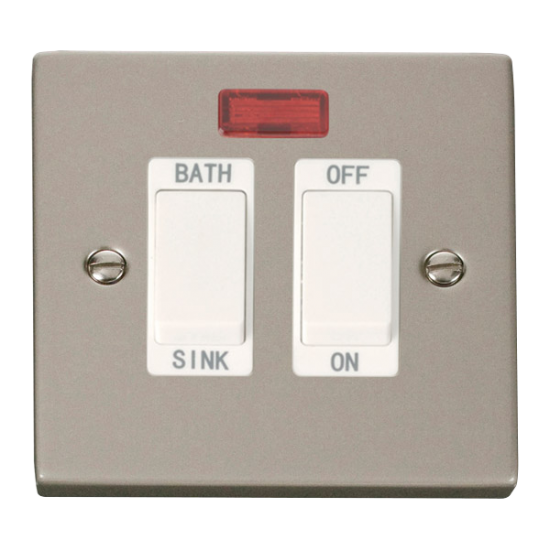 VPPN024WH Deco 20A DP Sink/Bath Switch - White
