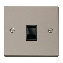 VPPN115BK Deco Single RJ11 Socket  (Ireland/USA) -
