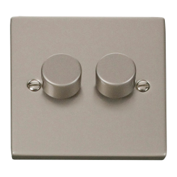 VPPN152 Deco 2 Gang 2 Way 400Va Dimmer Switch
