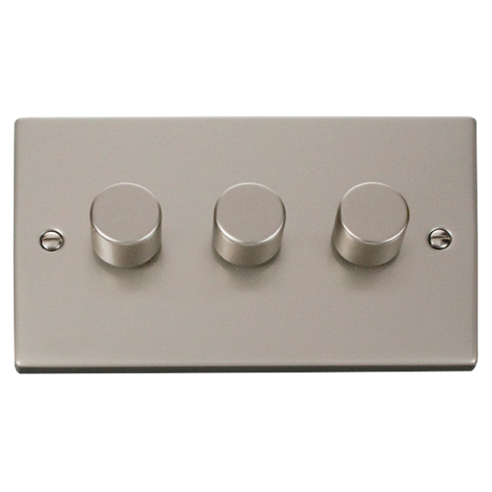 VPPN153 Deco 3 Gang 2 Way 400Va Dimmer Switch
