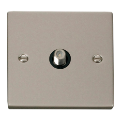 VPPN156BK Deco 1 Gang Satellite Socket Outlet - Bl