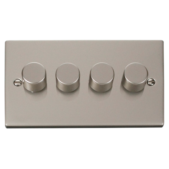 VPPN164 Deco VPPN 4GANG 2WAY 75W LED DIMMER SWITCH