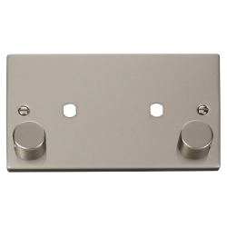 VPPN186 Deco 2 Gang Plate Twin Aperture (1630W Max