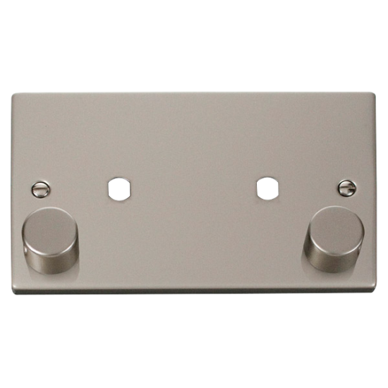 VPPN186 Deco 2 Gang Plate Twin Aperture (1630W Max