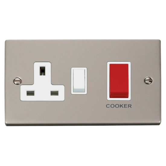 VPPN204WH Deco 45A DP Switch + 13A Switched Socket