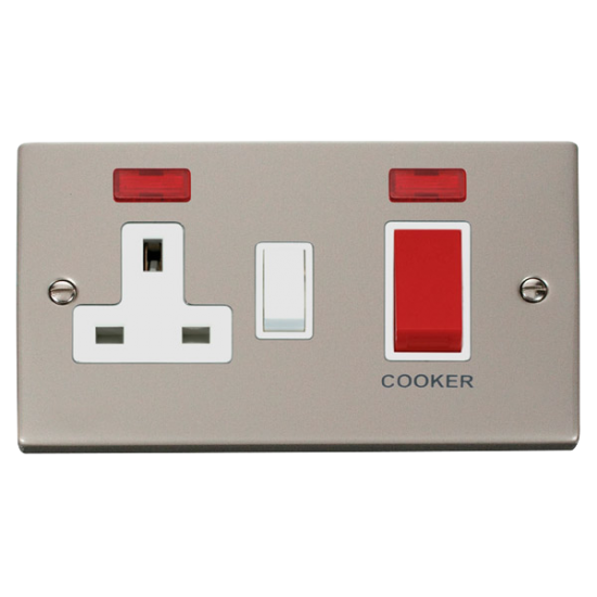 VPPN205WH Deco 45A DP Switch + 13A Switched Socket