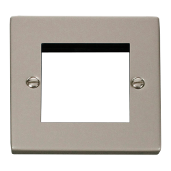 VPPN311 Deco Single Plate (Twin Media Module Apert