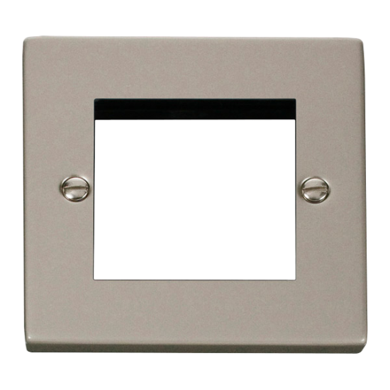 VPPN311 Deco Single Plate (Twin Media Module Apert