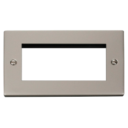 VPPN312 Deco Double Plate (Quad Media Module Apert