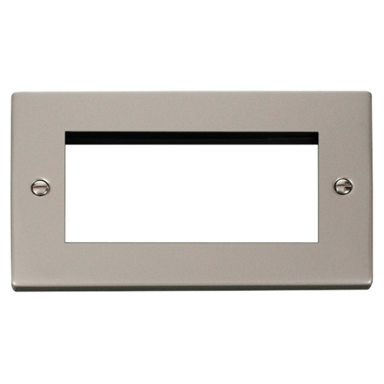 VPPN312 Deco Double Plate (Quad Media Module Apert