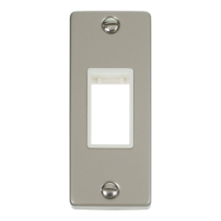 VPPN471WH Deco Single Architrave Plate & Aperture