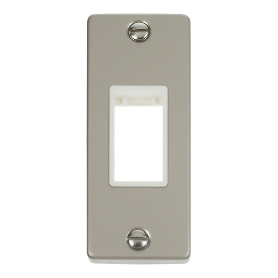 VPPN471WH Deco Single Architrave Plate & Aperture