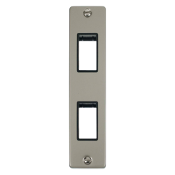 VPPN472BK Deco Double Architrave Plate & Aperture