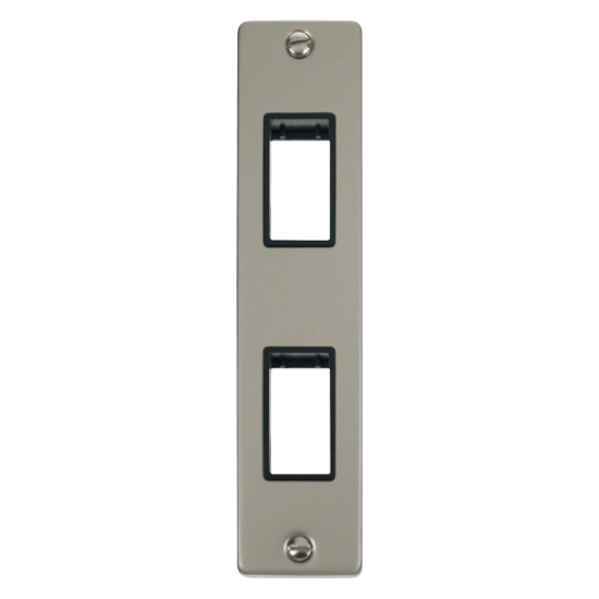 VPPN472BK Deco Double Architrave Plate & Aperture