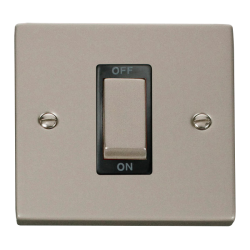 VPPN500BK Deco Ingot 1 Gang 45A DP Switch - Black