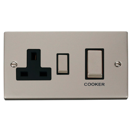 VPPN504BK Deco Ingot 45A DP Switch + 13A Switched