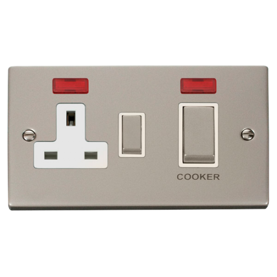 VPPN505WH Deco Ingot 45A DP Switch + 13A Switched