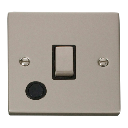 VPPN522BK Deco 20A 1 Gang DP 'Ingot' Switch With F