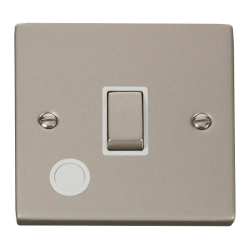 VPPN522WH Deco 20A 1 Gang DP 'Ingot' Switch With F