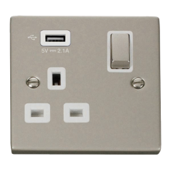 VPPN571UWH Deco 1G SKT USB 2.1A DECO