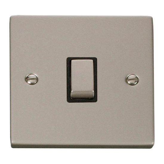 VPPN722BK Deco 20A 1 Gang DP 'Ingot' Switch - Blac