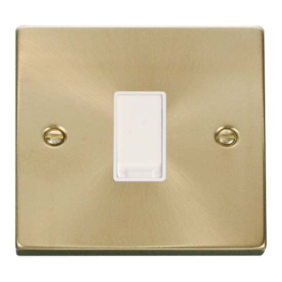 VPSB011WH Deco 1 Gang 2 Way 10AX Switch - White