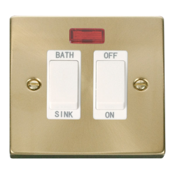 VPSB024WH Deco 20A DP Sink/Bath Switch - White