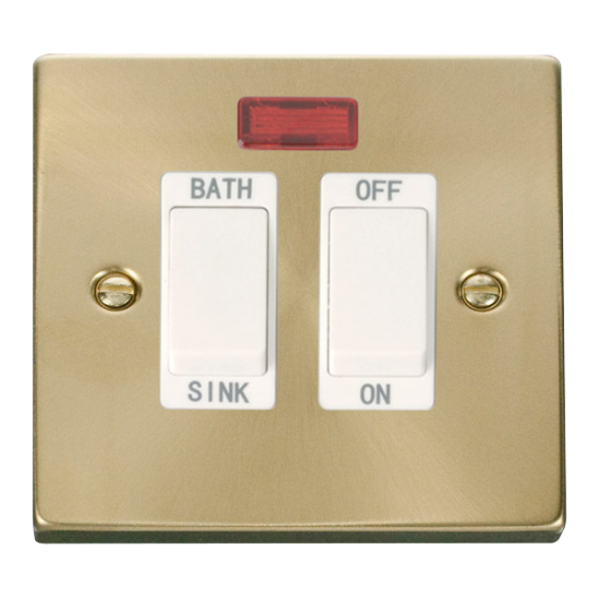 VPSB024WH Deco 20A DP Sink/Bath Switch - White