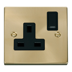 VPSB035BK Deco 1 Gang 13A DP Switched Socket Outle
