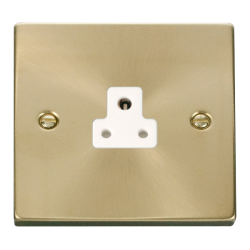 VPSB039WH Deco 2A Round Pin Socket Outlet - White