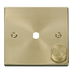 VPSB140PL Deco VPSB 1 GANG DOUBLE DIMMER PLATE & K