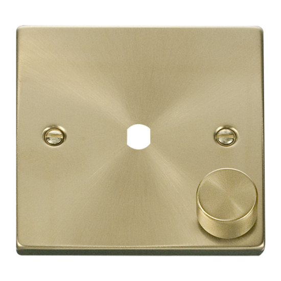 VPSB140PL Deco VPSB 1 GANG DOUBLE DIMMER PLATE & K